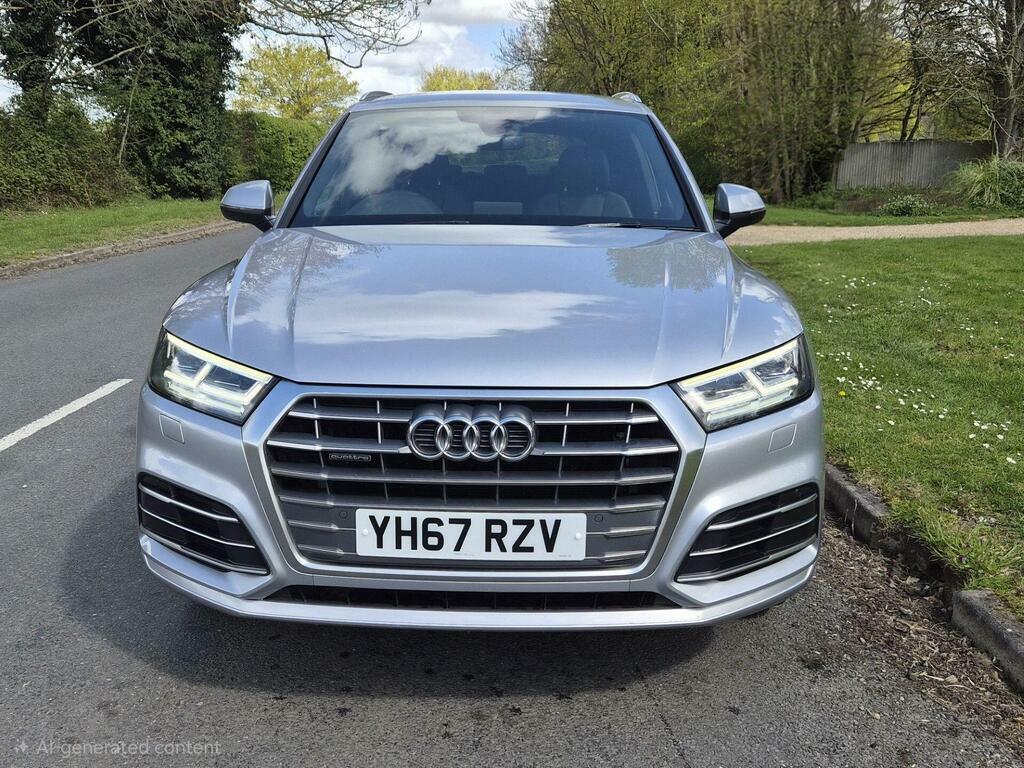 Audi Q5 2.0 Tdi S Line S Tronic Quattro Euro 6 S S YH67RZV Silver #2