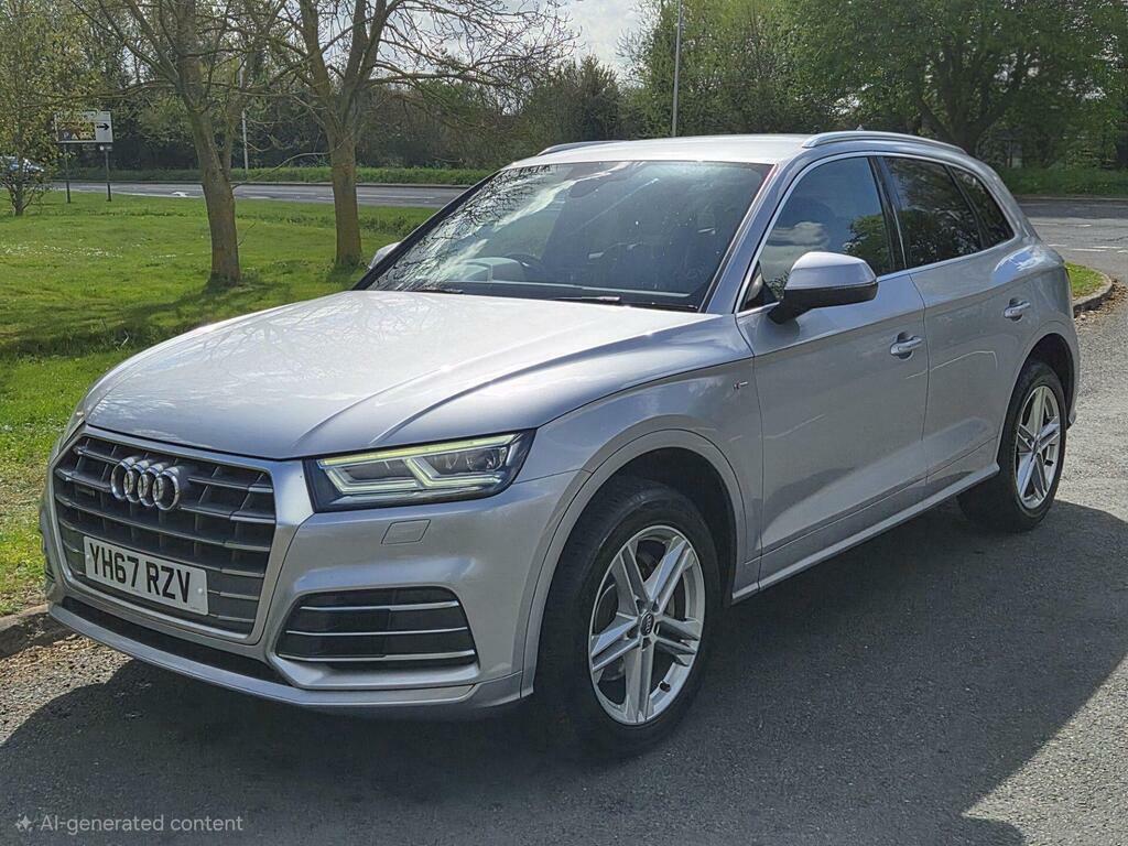 Audi Q5 2.0 Tdi S Line S Tronic Quattro Euro 6 S S YH67RZV Silver #3
