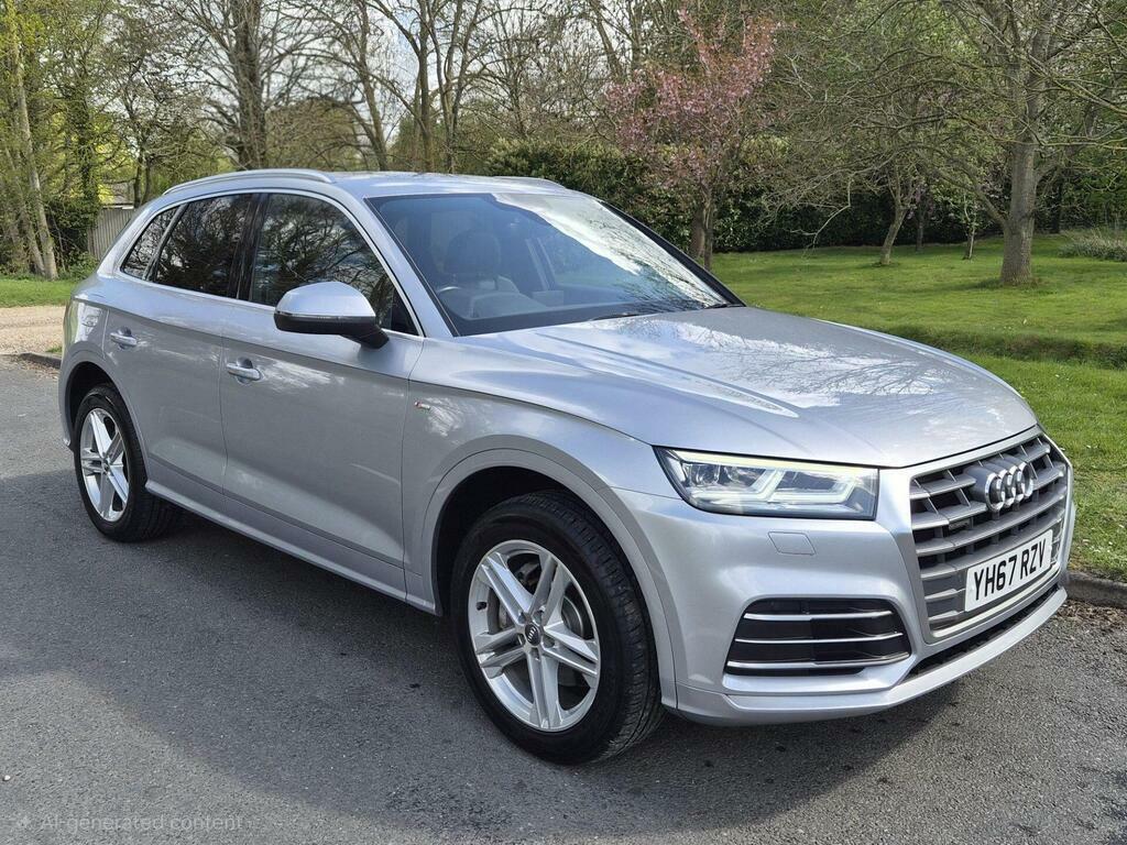 Audi Q5 2.0 Tdi S Line S Tronic Quattro Euro 6 S S Silver