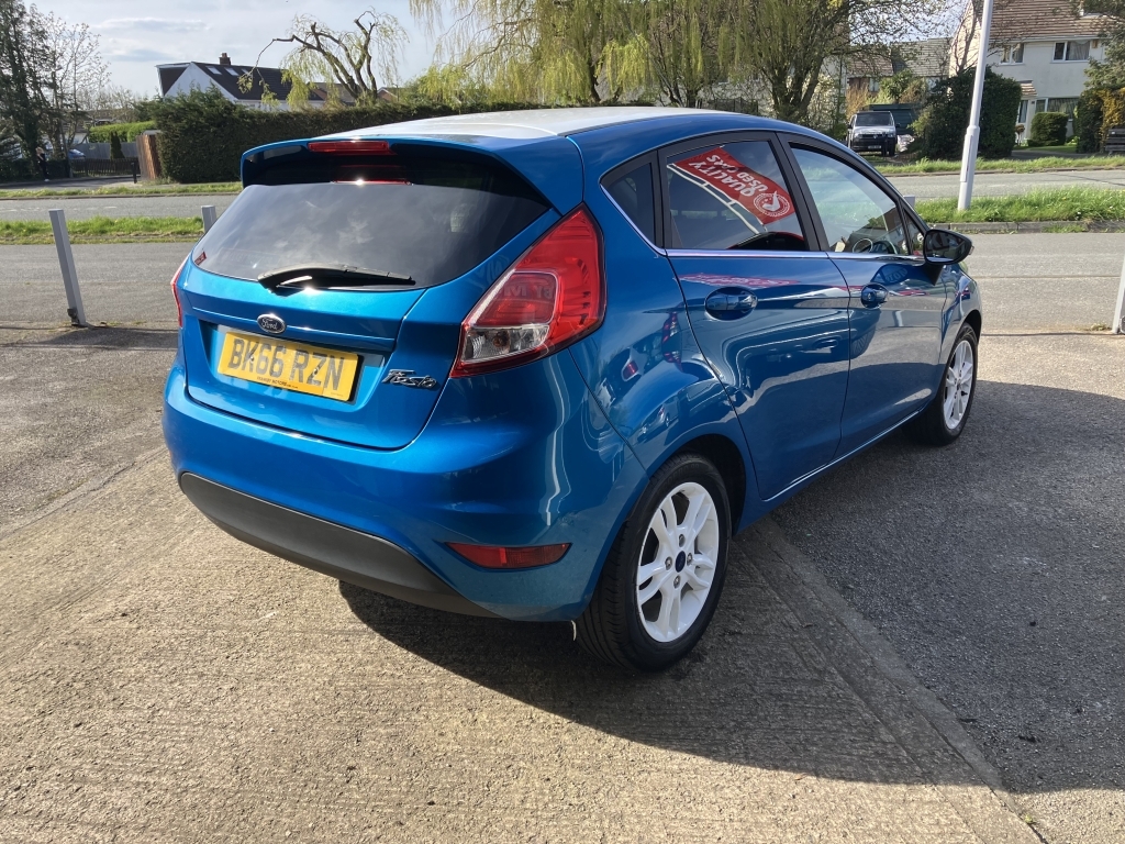 Ford Fiesta 1.2 Zetec Blue Edition Spring BK66RZN Blue #3