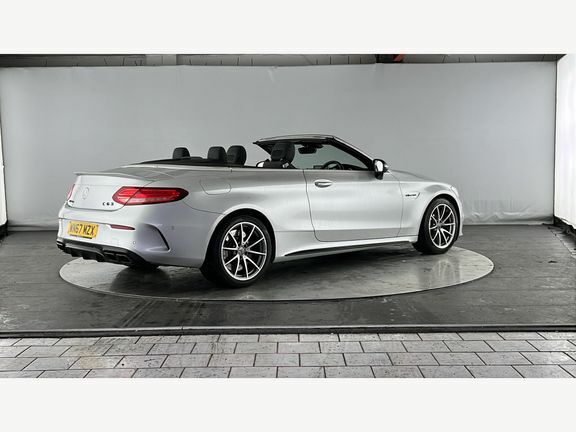 Mercedes-Benz C Class 4.0 C63 V8 Biturbo Amg Premium Cabriolet Spds Mc WN67MZX Silver #2