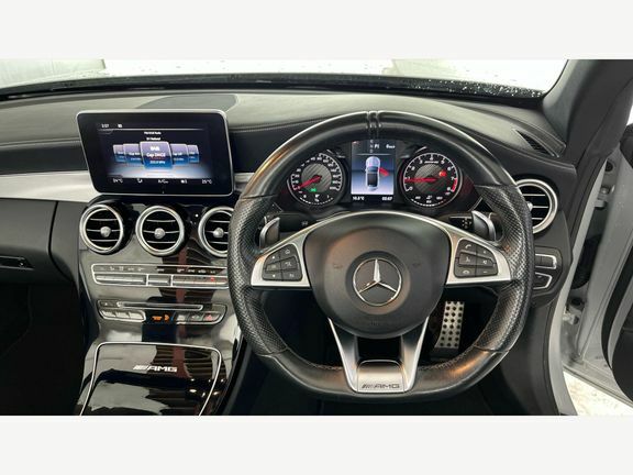 Mercedes-Benz C Class 4.0 C63 V8 Biturbo Amg Premium Cabriolet Spds Mc WN67MZX Silver #6