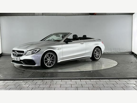 Mercedes-Benz C Class 4.0 C63 V8 Biturbo Amg Premium Cabriolet Spds Mc WN67MZX Silver #3