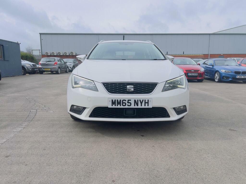 Seat Leon 1.6 Tdi Se Technology Business Sport Tourer Euro 6 MM65NYH White #2