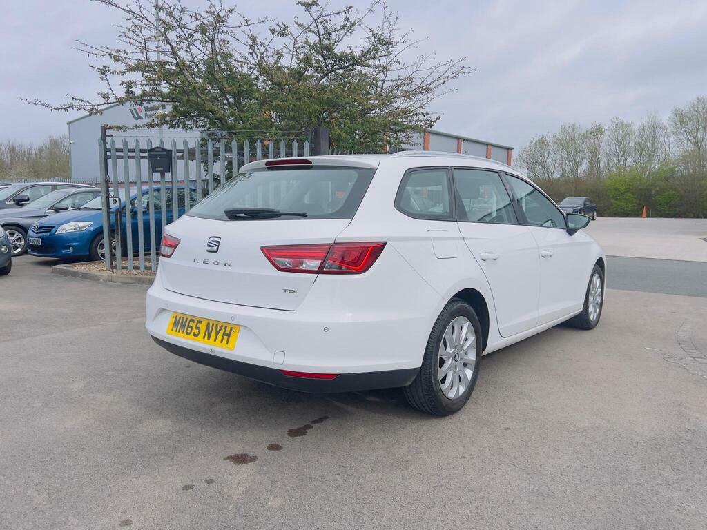 Seat Leon 1.6 Tdi Se Technology Business Sport Tourer Euro 6 MM65NYH White #4