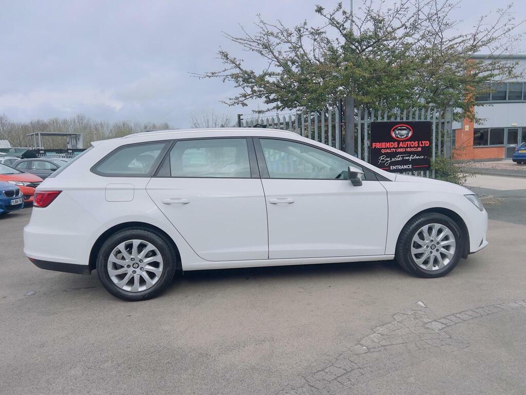 Seat Leon 1.6 Tdi Se Technology Business Sport Tourer Euro 6 MM65NYH White #3