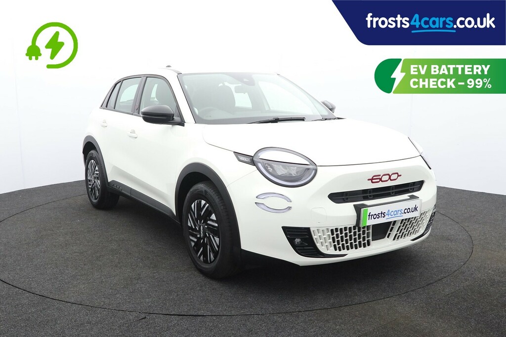 Fiat 600e 115Kw Red 54Kwh White