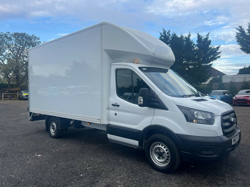 Ford Transit Custom 350 Leader Luton Ecoblue Luton Van WN21YTD White #5