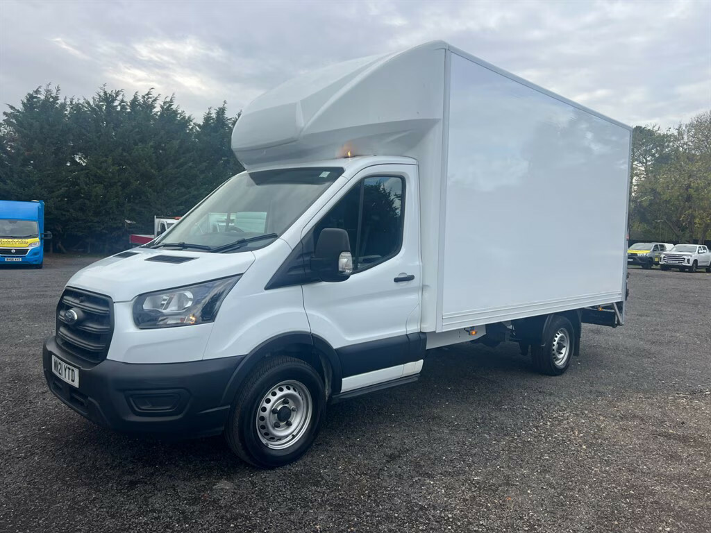 Ford Transit Custom 350 Leader Luton Ecoblue Luton Van WN21YTD White #6