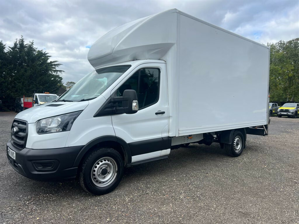 Ford Transit Custom 350 Leader Luton Ecoblue Luton Van WN71KVS White #2