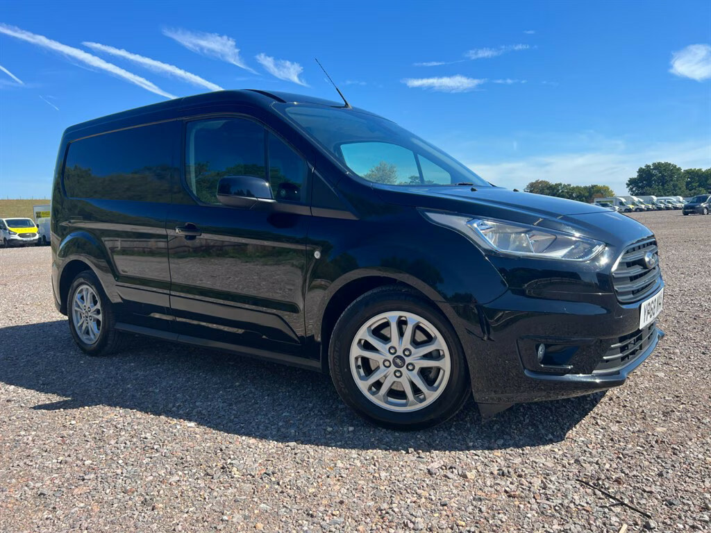 Ford Transit Connect 200 Limited Tdci Panel Van YP68NVA Black #4