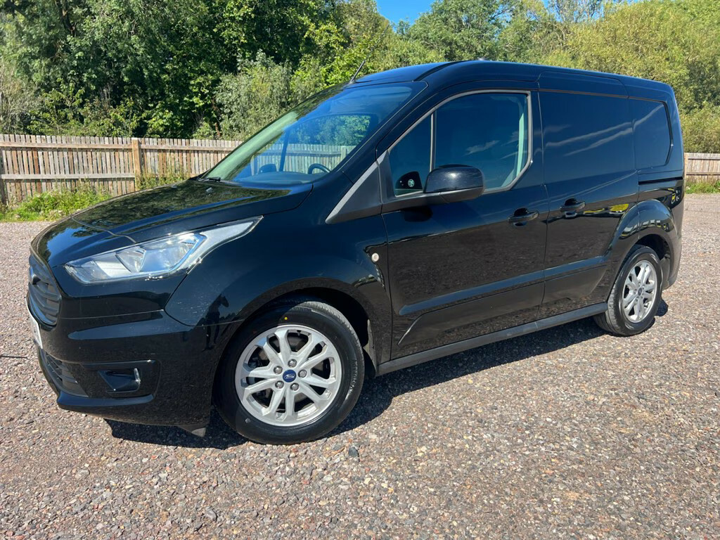 Ford Transit Connect 200 Limited Tdci Panel Van YP68NVA Black #3