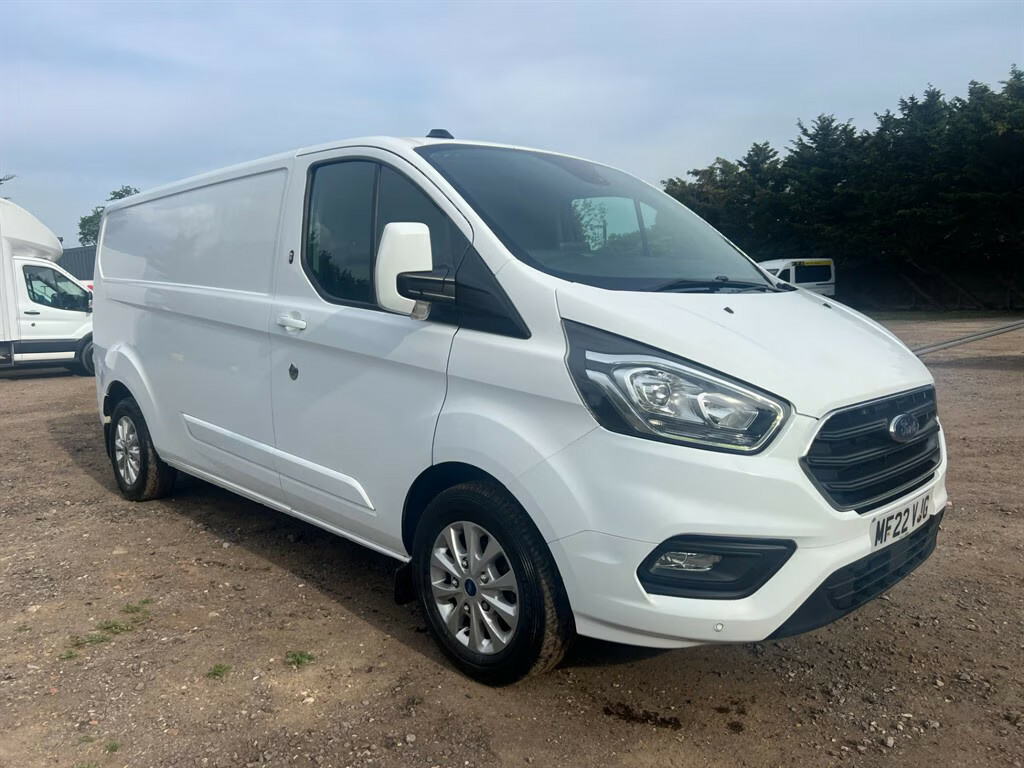 Ford Transit Custom 300 Limited P V Ecoblue L2 Panel Van MF22VJG White #3