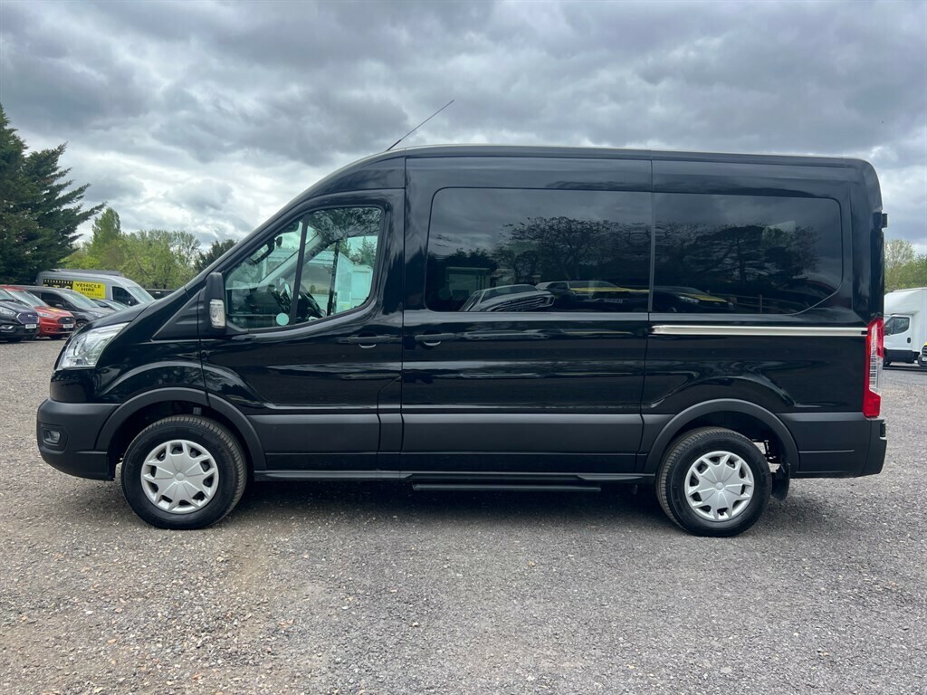 Ford Transit Custom 2.0 Ecoblue 130Ps H2 12 Seater Trend Minibus Diese E022JFN Black #2