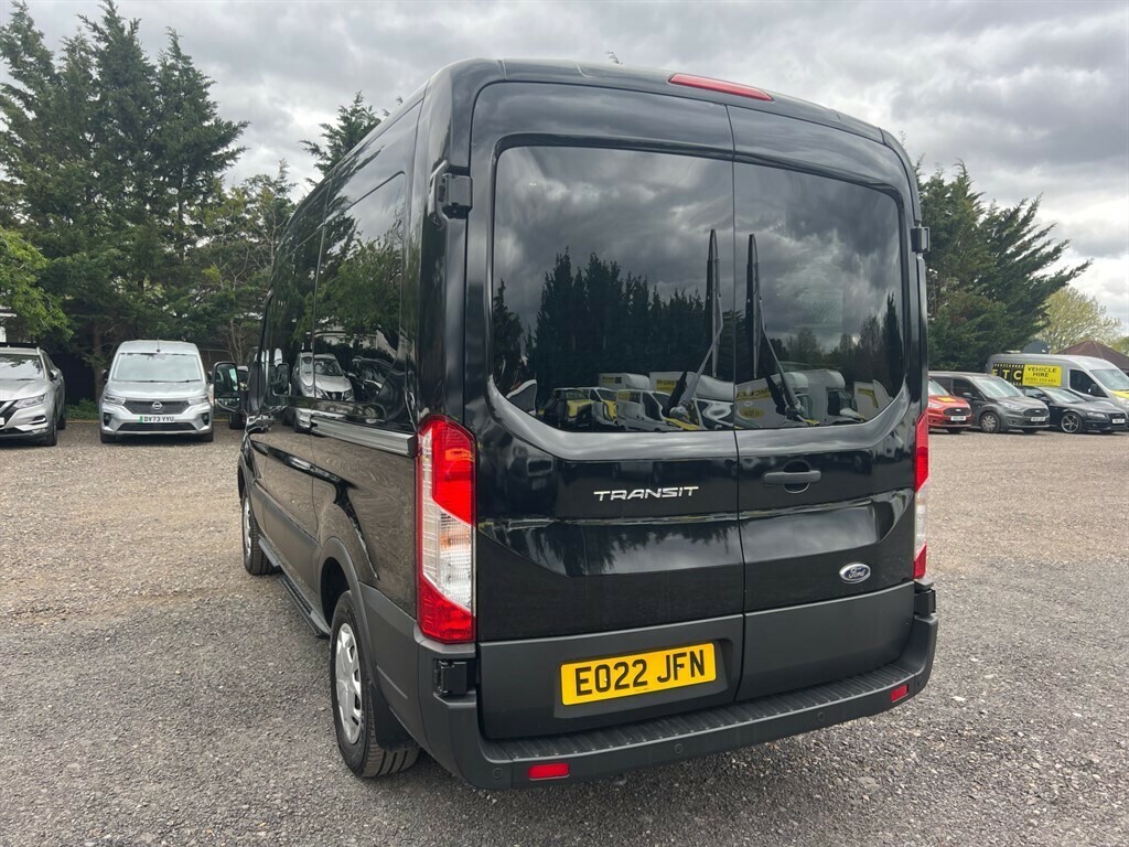Ford Transit Custom 2.0 Ecoblue 130Ps H2 12 Seater Trend Minibus Diese E022JFN Black #3