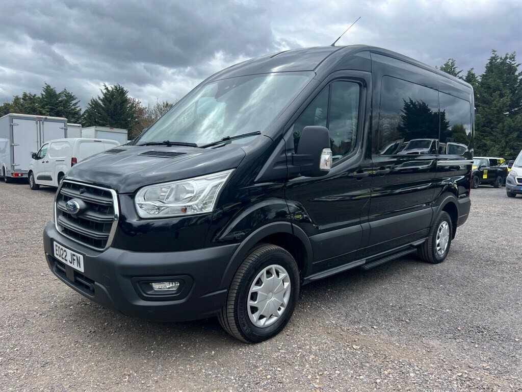 Ford Transit Custom 2.0 Ecoblue 130Ps H2 12 Seater Trend Minibus Diese E022JFN Black #4