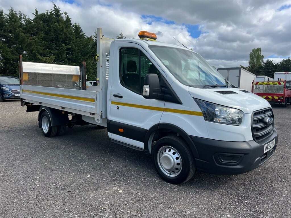 Ford Transit Custom 2.0 Ecoblue 130Ps Chassis Cab Chassis Cab M White