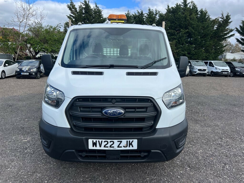 Ford Transit Custom 2.0 Ecoblue 130Ps Chassis Cab Chassis Cab M WV22ZJK White #6