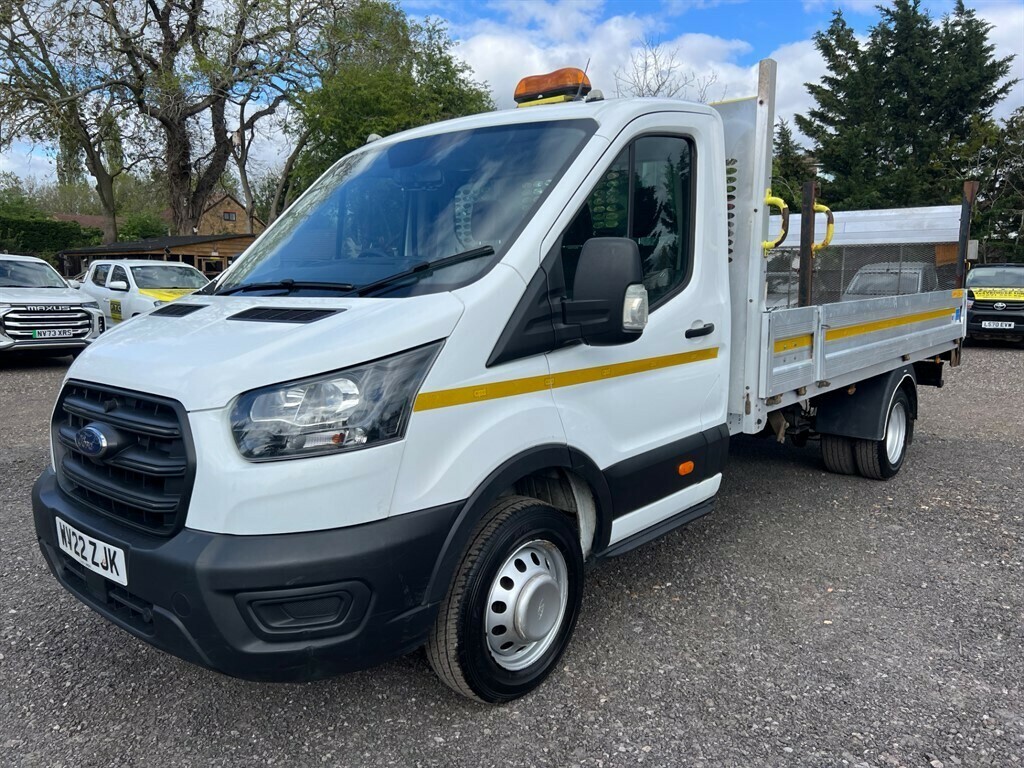 Ford Transit Custom 2.0 Ecoblue 130Ps Chassis Cab Chassis Cab M WV22ZJK White #3