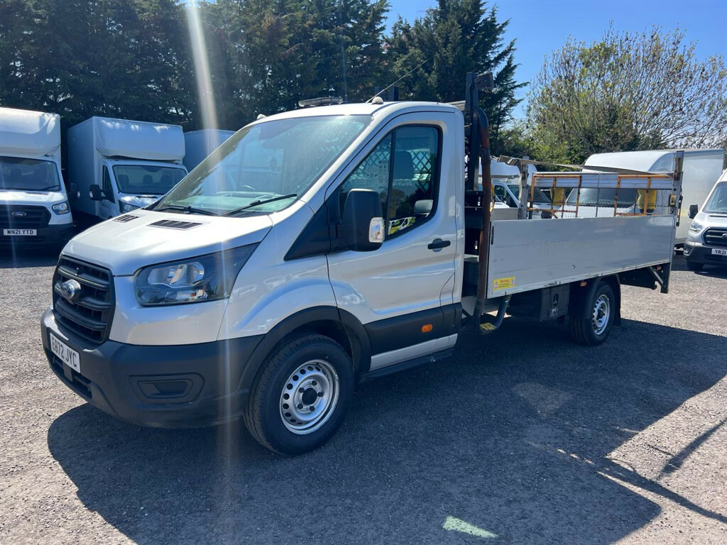 Ford Transit Custom 2.0 Ecoblue 130Ps Chassis Cab Chassis Cab M EO72JYC Silver #2