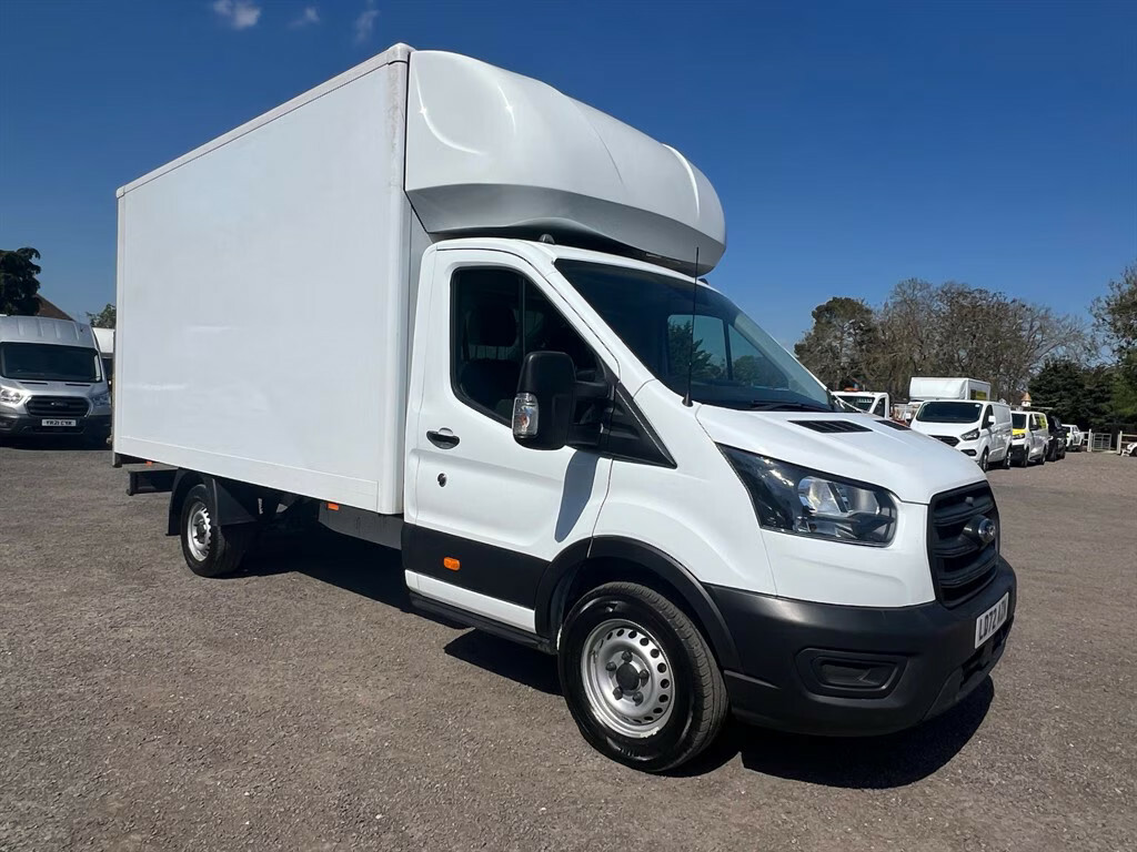 Ford Transit Custom 350 Leader L4 Luton Ecoblue Van Luton Van M LD72AZN White #2