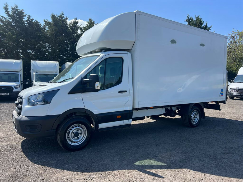Ford Transit Custom 350 Leader L4 Luton Ecoblue Van Luton Van M LD72AZN White #6