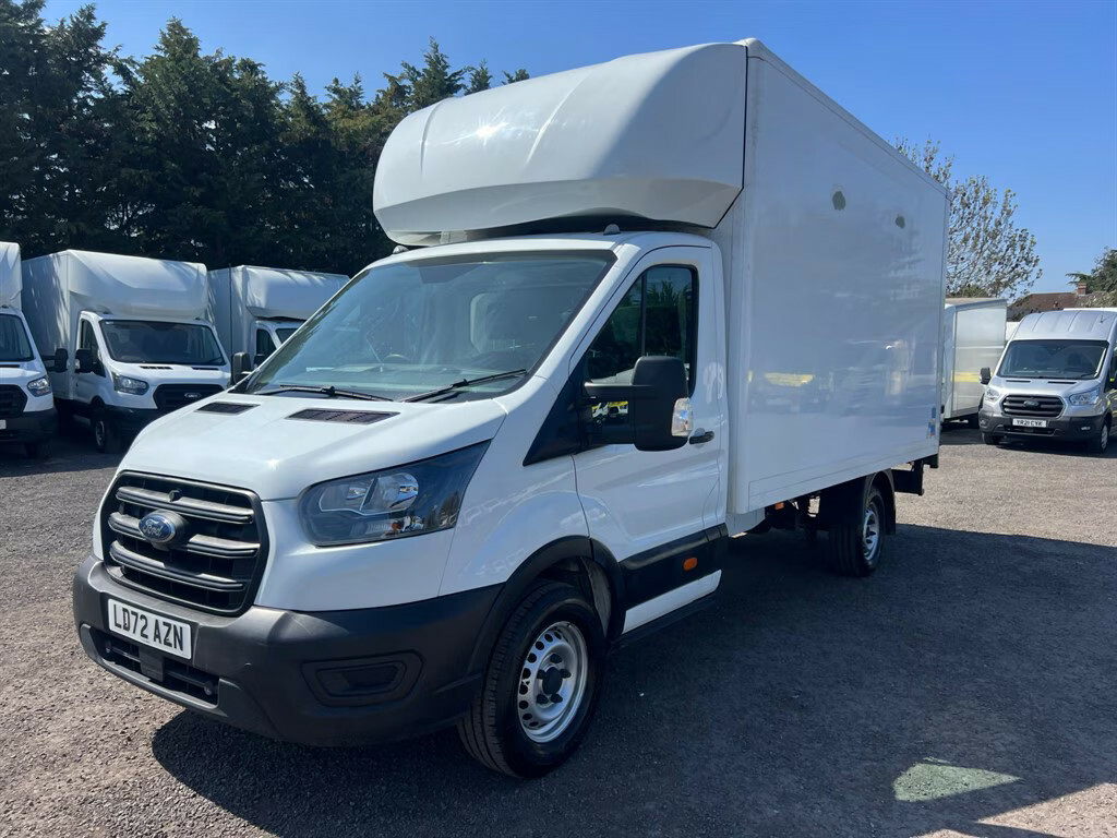 Ford Transit Custom 350 Leader L4 Luton Ecoblue Van Luton Van M LD72AZN White #5