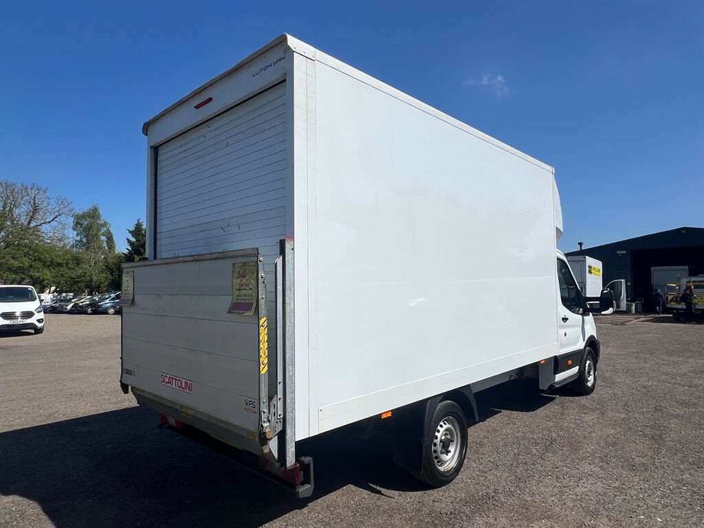 Ford Transit Custom 350 Leader L4 Luton Ecoblue Van Luton Van M LD72AZN White #4