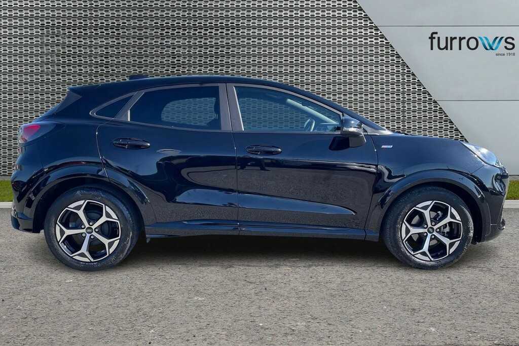 Ford Puma 1.0 Ecoboost Hybrid Mhev St-line DU74YLZ Black #4