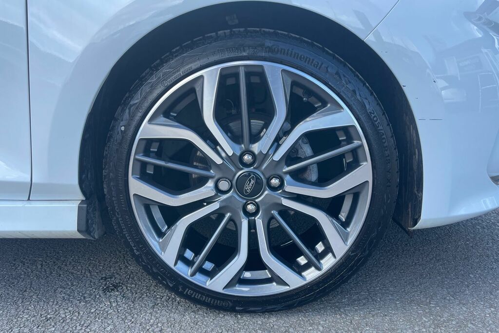 Ford Fiesta 1.0 Ecoboost Hybrid Mhev 125 St-line X PK72ODY White #5
