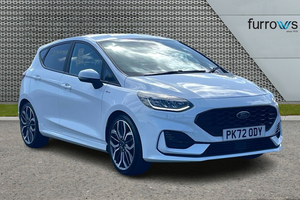 Ford Fiesta 1.0 Ecoboost Hybrid Mhev 125 St-line X White