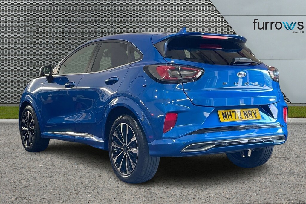 Ford Puma 1.0 Ecoboost Hybr Mhev 155 St-line Vignale Dct MH72NRV Blue #3