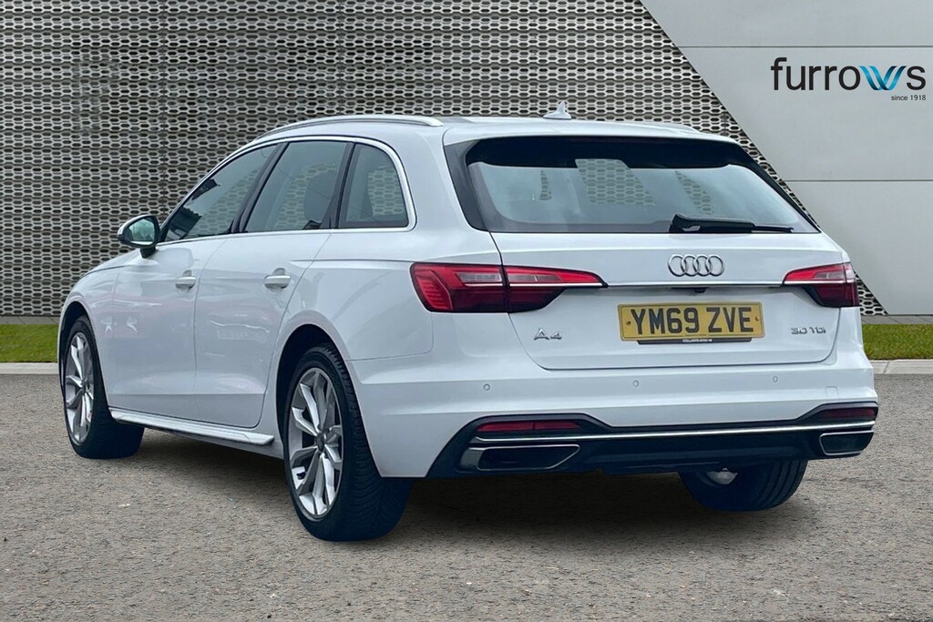 Audi A4 30 Tdi Sport S Tronic YM69ZVE White #3
