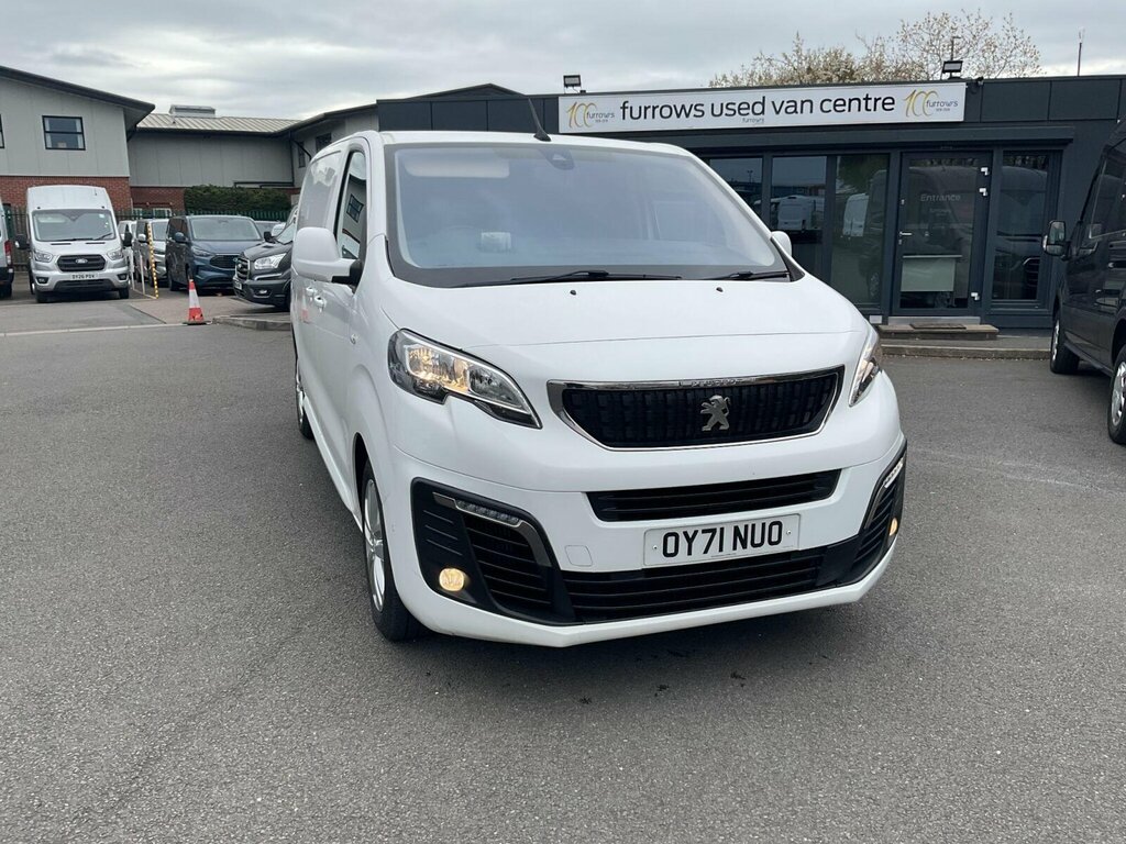 Peugeot Expert 2.0 Bluehdi 1200 Asphalt Standard Panel Van Eat8 M OY71NUO White #2