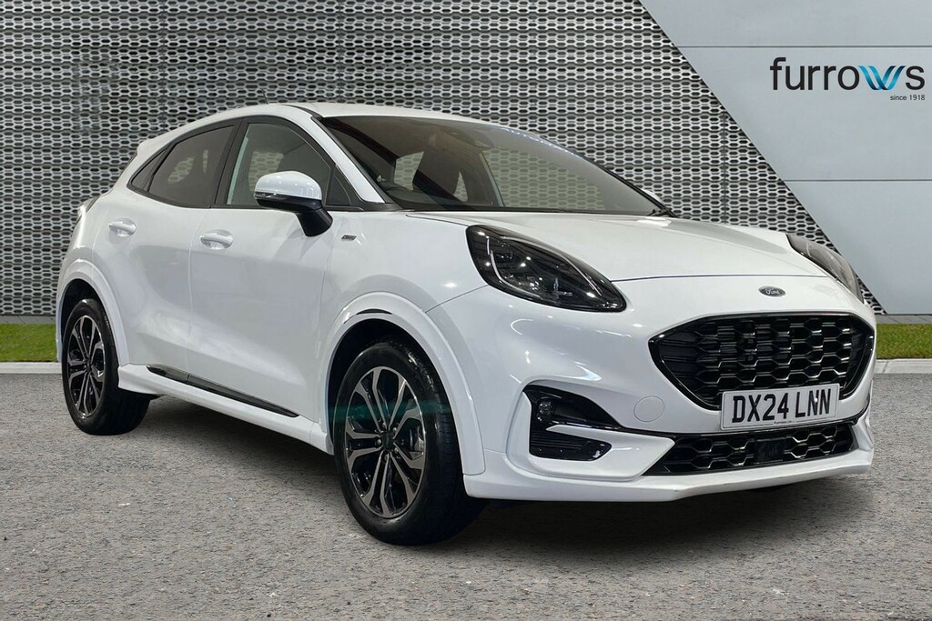 Ford Puma 1.0 Ecoboost Hybrid Mhev St-line Dct White