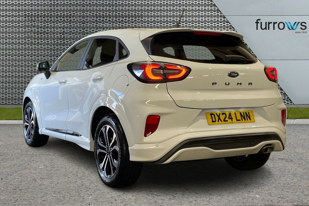 Ford Puma 1.0 Ecoboost Hybrid Mhev St-line Dct DX24LNN White #3