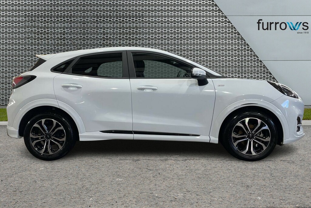 Ford Puma 1.0 Ecoboost Hybrid Mhev St-line Dct DX24LNN White #4