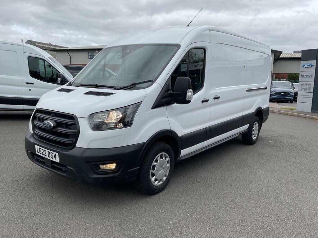 Ford Transit Custom 2.0 350 Ecoblue Trend Rwd L3 H2 Euro 6 S S LE22DSV White #4