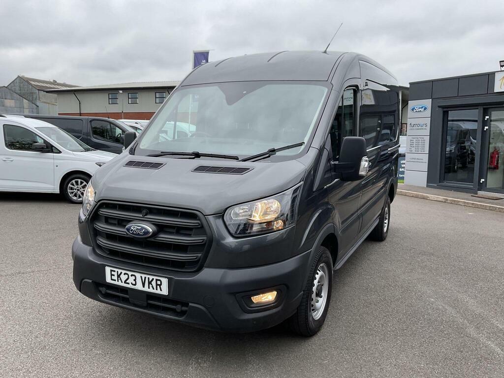 Ford Transit Custom 2.0 350 Ecoblue Leader Awd L2 H2 Euro 6 S S EK23VKR Grey #3