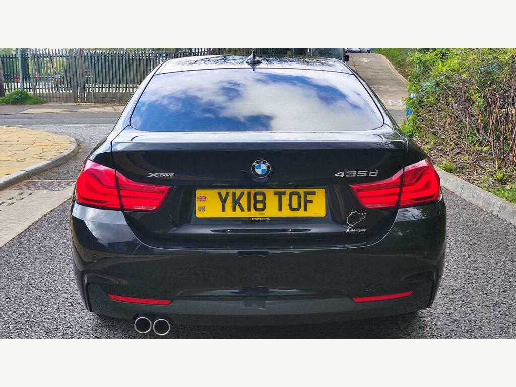 BMW 4 Series Gran Coupe 3.0 435D M Sport Xdrive Euro 6 S S YK18TOF Black #5
