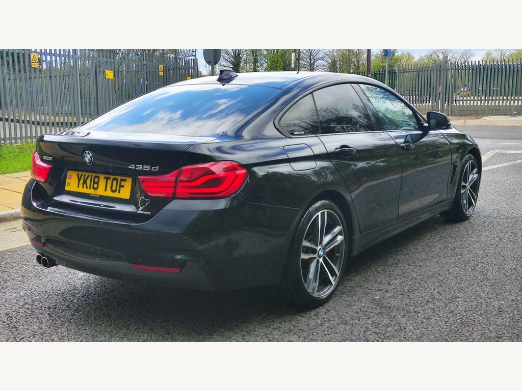 BMW 4 Series Gran Coupe 3.0 435D M Sport Xdrive Euro 6 S S YK18TOF Black #6