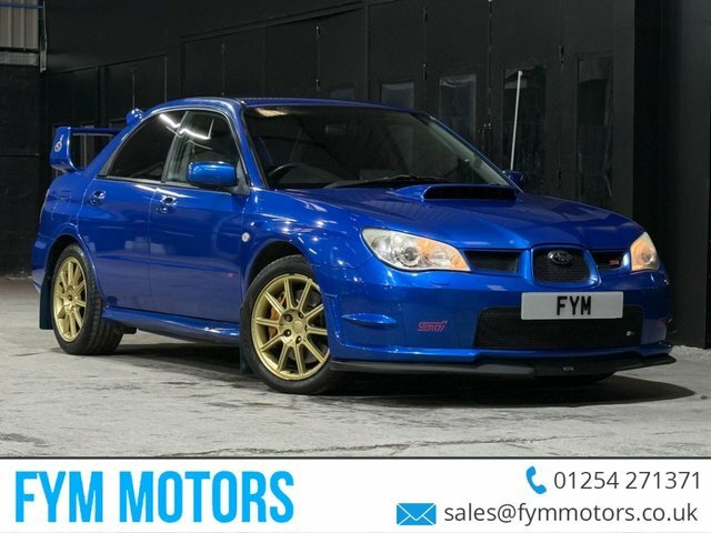 Subaru Impreza Wrx Sti Type Uk Blue