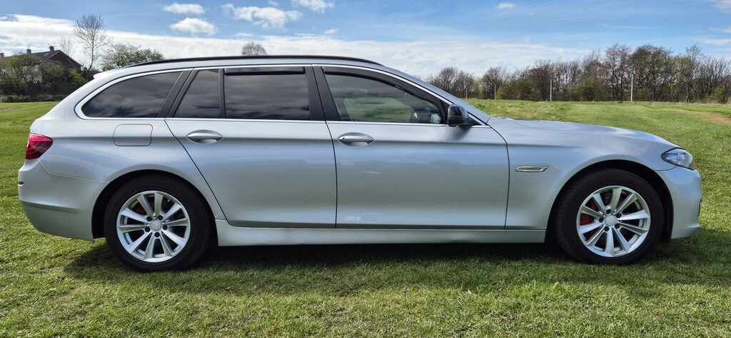 BMW 5 Series Estate 2.0 525D Touring 2015 BX65DDO Silver #6