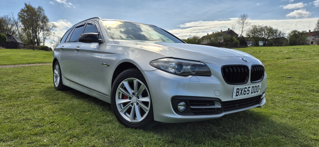 BMW 5 Series Estate 2.0 525D Touring 2015 BX65DDO Silver #5