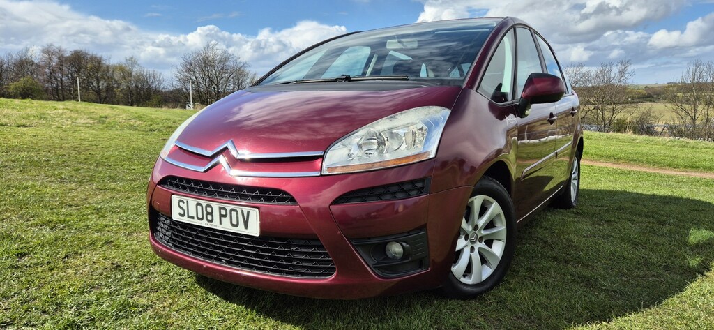 Citroen C4 Picasso Mpv 1.6 Hdi Vtr 2008 Red