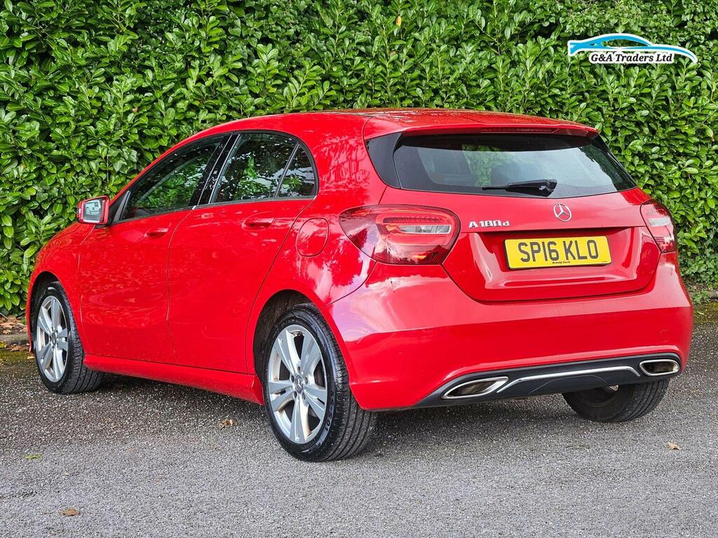 Mercedes-Benz A Class 1.5 A180d Sport 7G-dct Euro 6 Ss 201616 SP16KLO Red #5