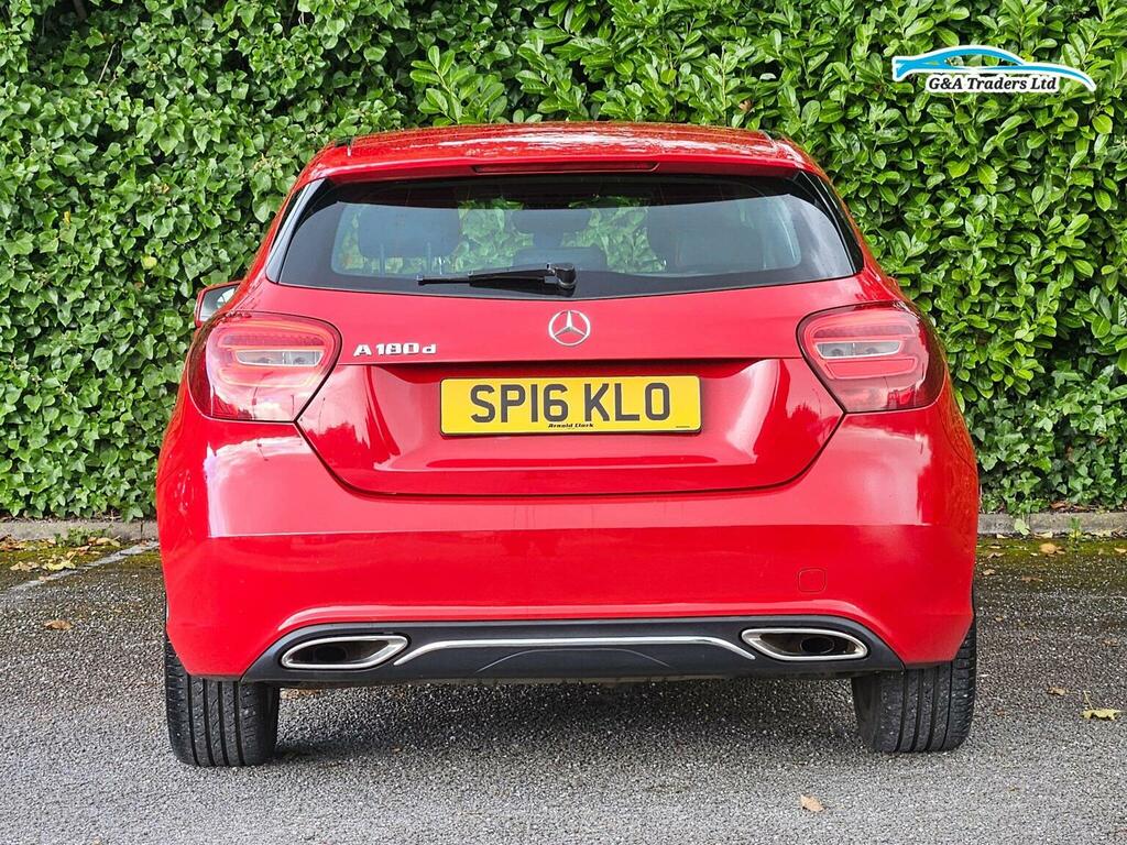 Mercedes-Benz A Class 1.5 A180d Sport 7G-dct Euro 6 Ss 201616 SP16KLO Red #6