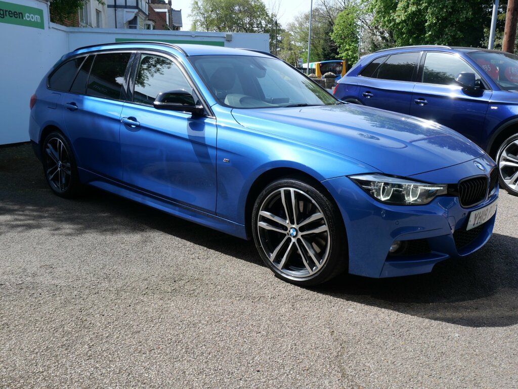 BMW 3 Series 2.0 320D M Sport Shadow Edition Touring Xdriv YH19PZG Blue #3