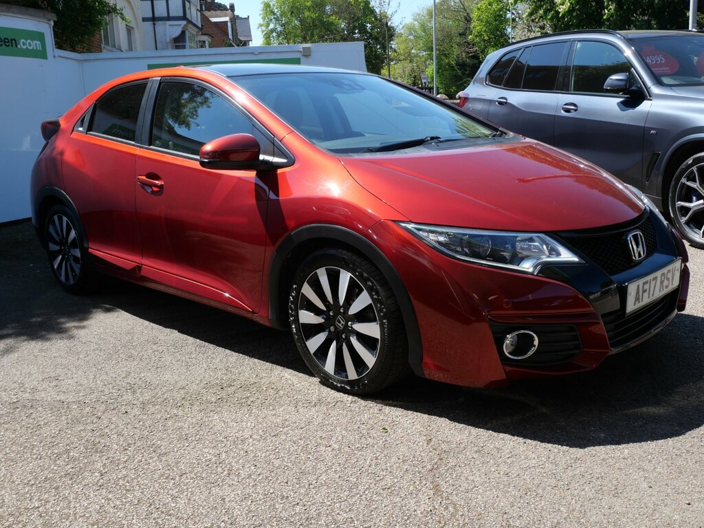 Honda Civic 1.8 I-vtec Sr Euro 6 Only 29000 Miles Red #3