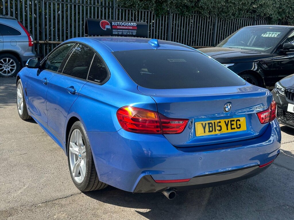 BMW 4 Series Gran Coupe 2.0 420D M Sport Euro 6 Ss YD15YEG Blue #4